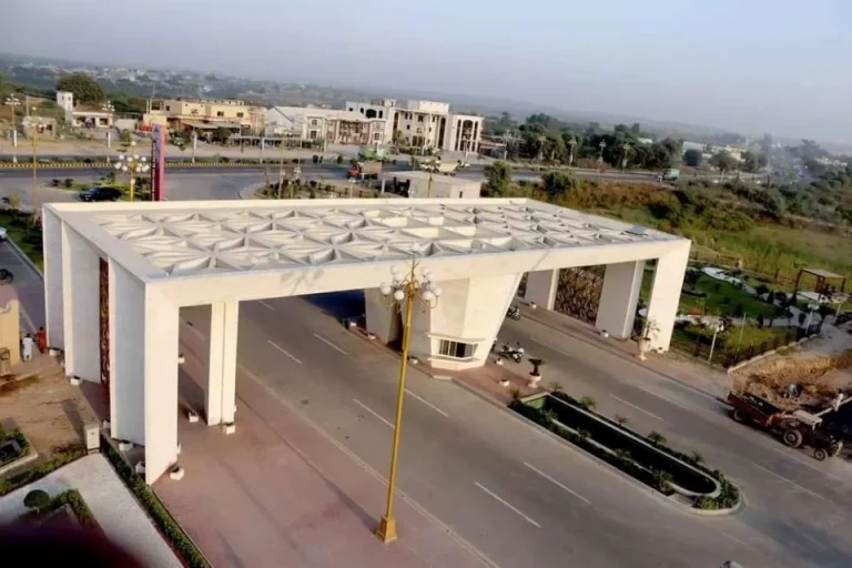 Aerial view of New Metro City – Gujar Khan